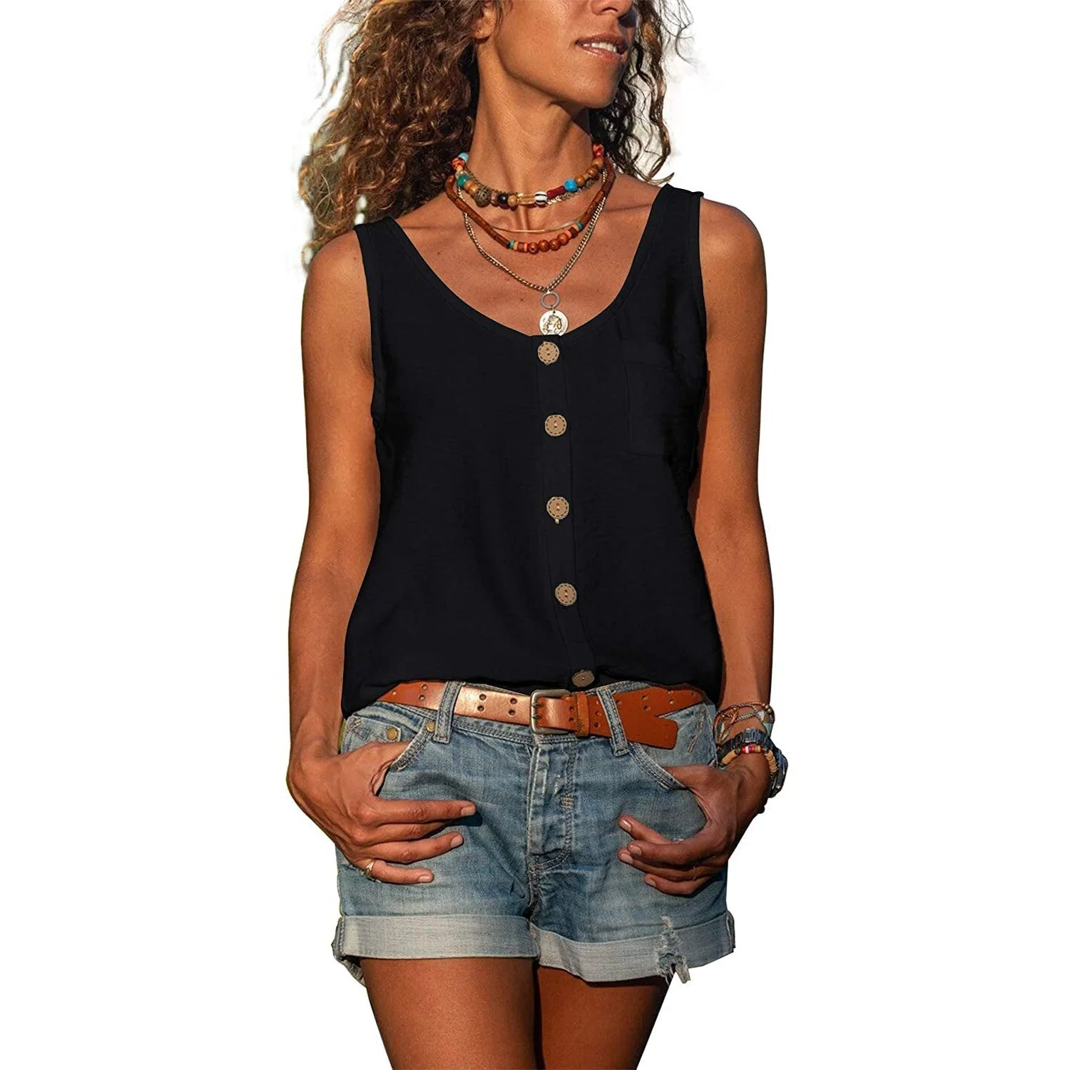 Vielseitiges Boho Chic Damen Top für den Sommer - Clarissa - Image 2