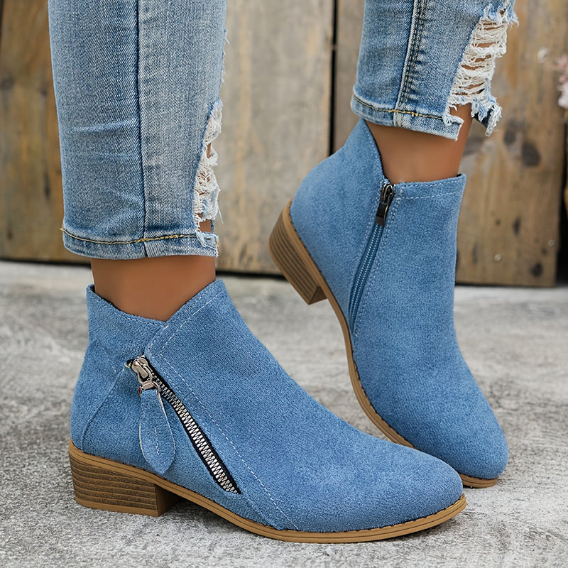 VINA – Orthopädische Lederstiefeletten Mit Reißverschluss - Image 2