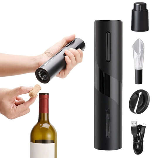 VinoLift Elektrisches Weinöffnerset – Mühelose Korkentfernung - Image 2