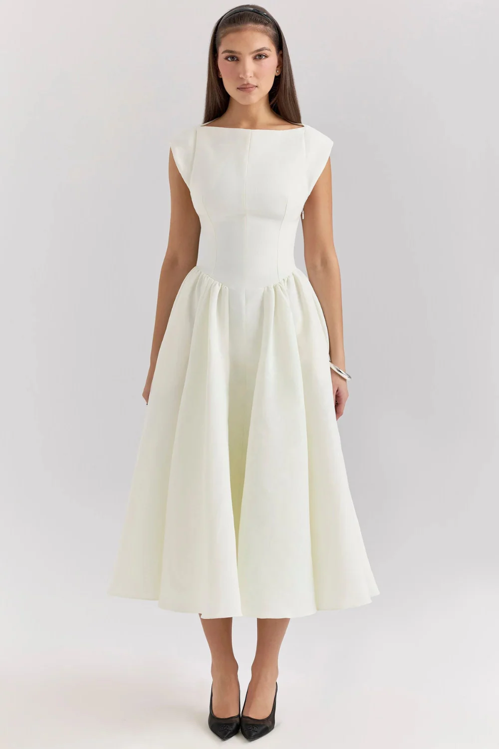 Vintage-Cocktailkleid für Damen | Midi - Image 2