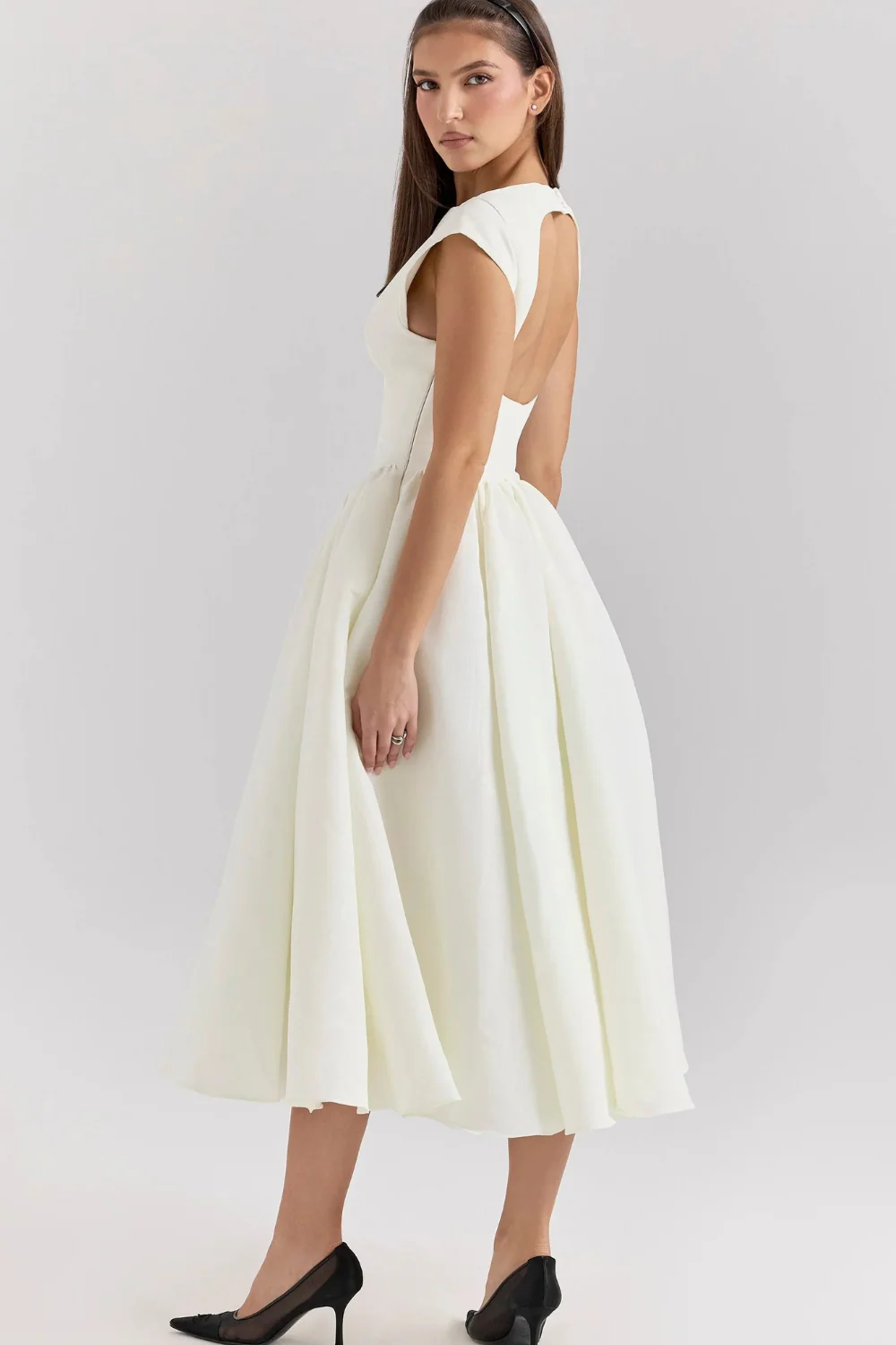 Vintage-Cocktailkleid für Damen | Midi - Image 7