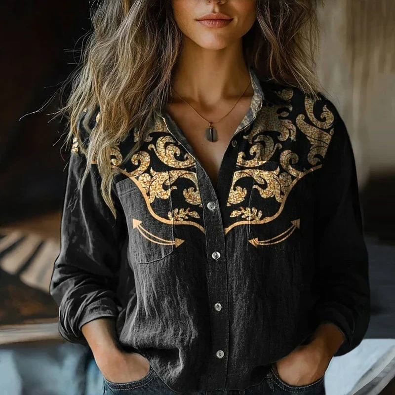 Vintage Damen Bluse - Image 8