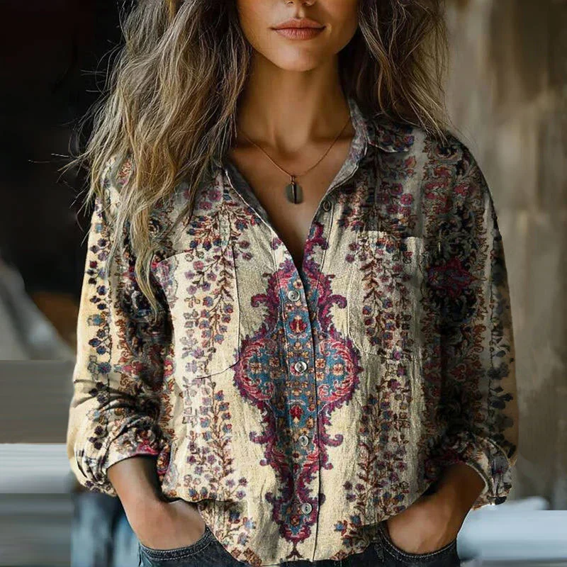 Vintage Damen Bluse - Image 9