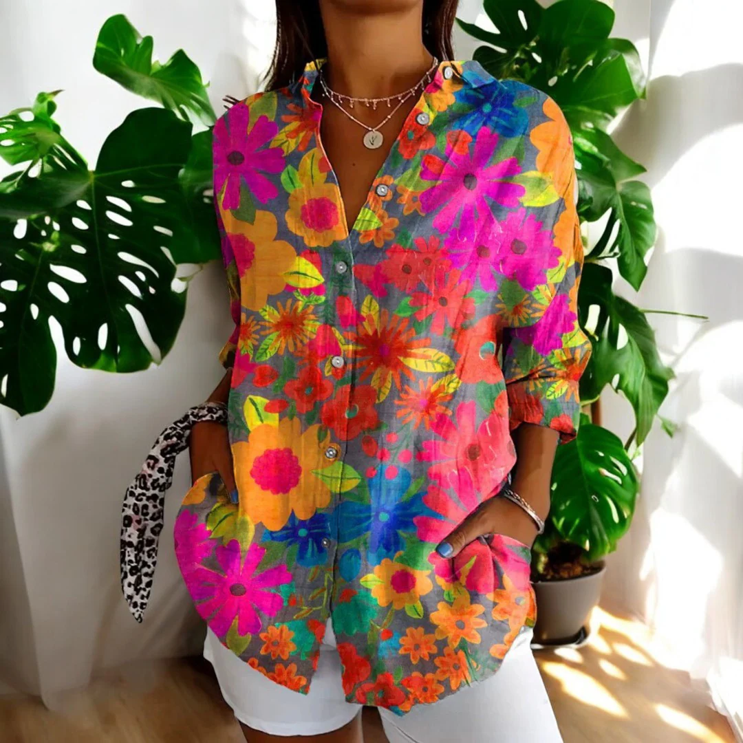 Vintage Damen Bluse in wunderschönen Farben - Image 10