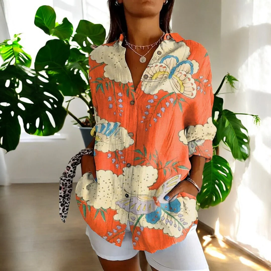 Vintage Damen Bluse in wunderschönen Farben - Image 4