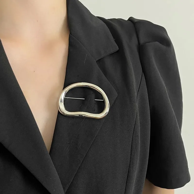 Vintage Damen Haarspange Brosche Gold Silber - Image 5