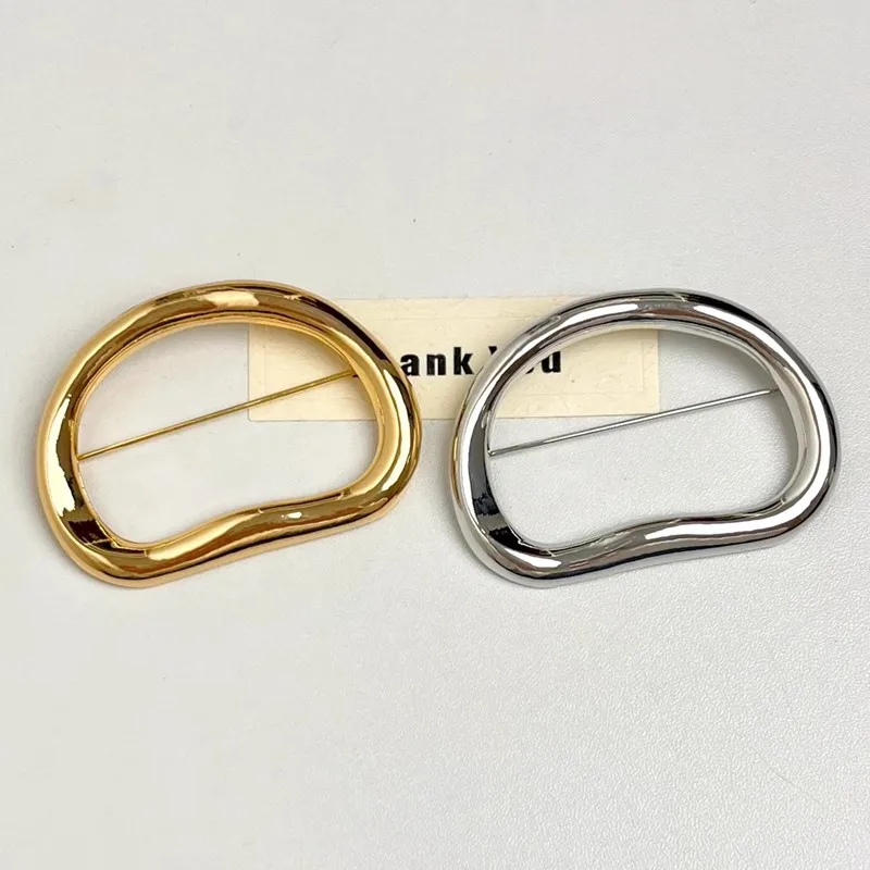 Vintage Damen Haarspange Brosche Gold Silber - Image 6