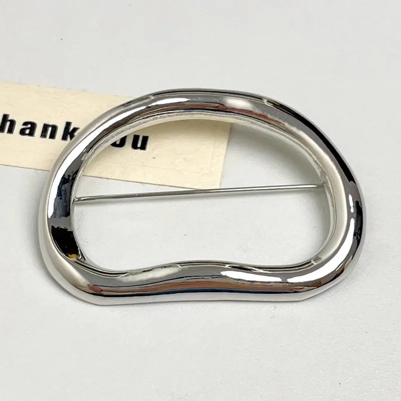 Vintage Damen Haarspange Brosche Gold Silber - Image 8