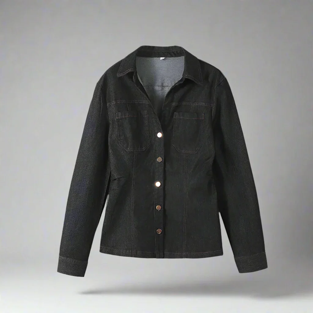 Vintage Damen Jeans-Anzug mit weitem Bein - Image 4