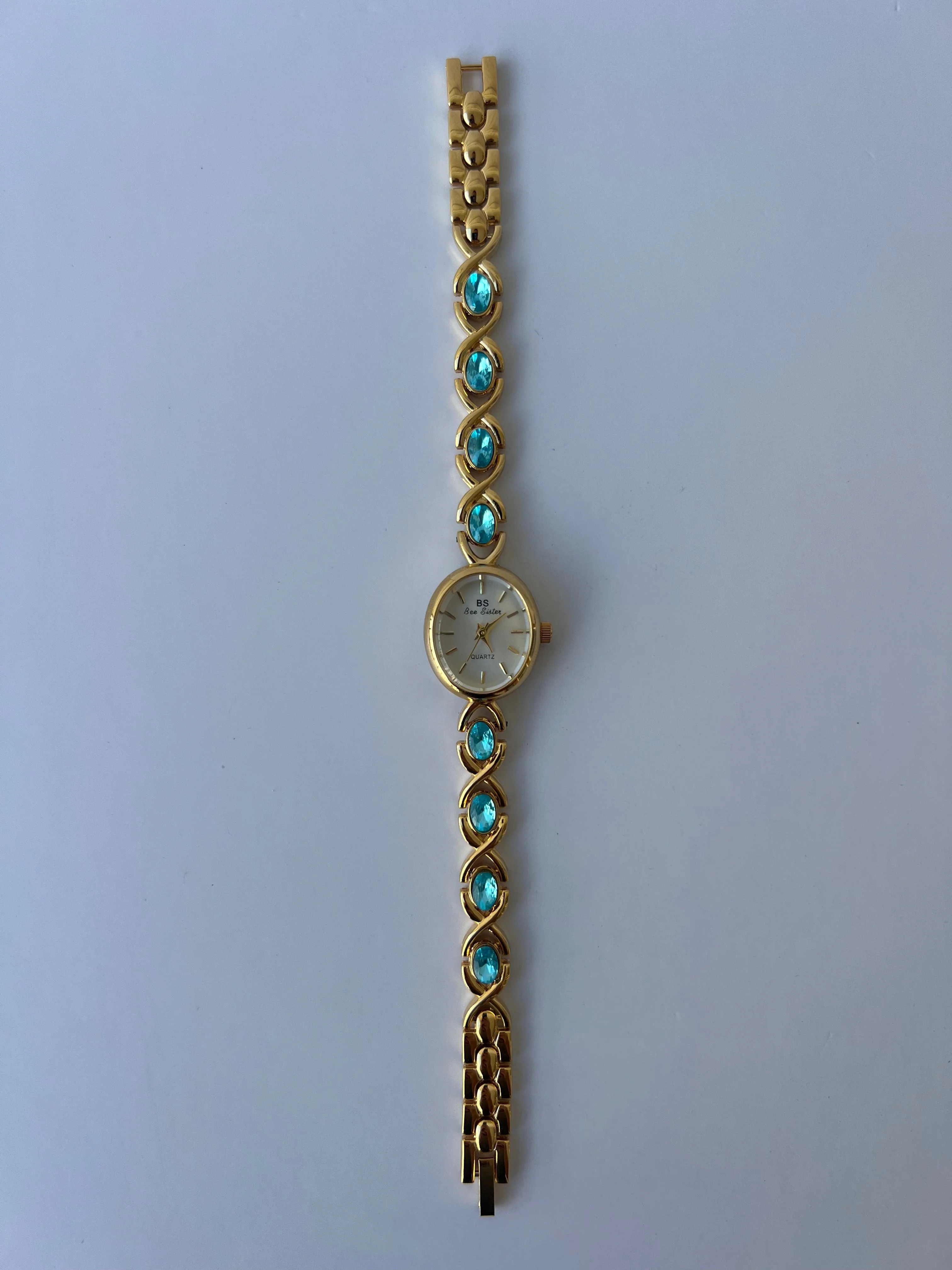 Vintage Diamant Gold Damen Armbanduhr - Image 2