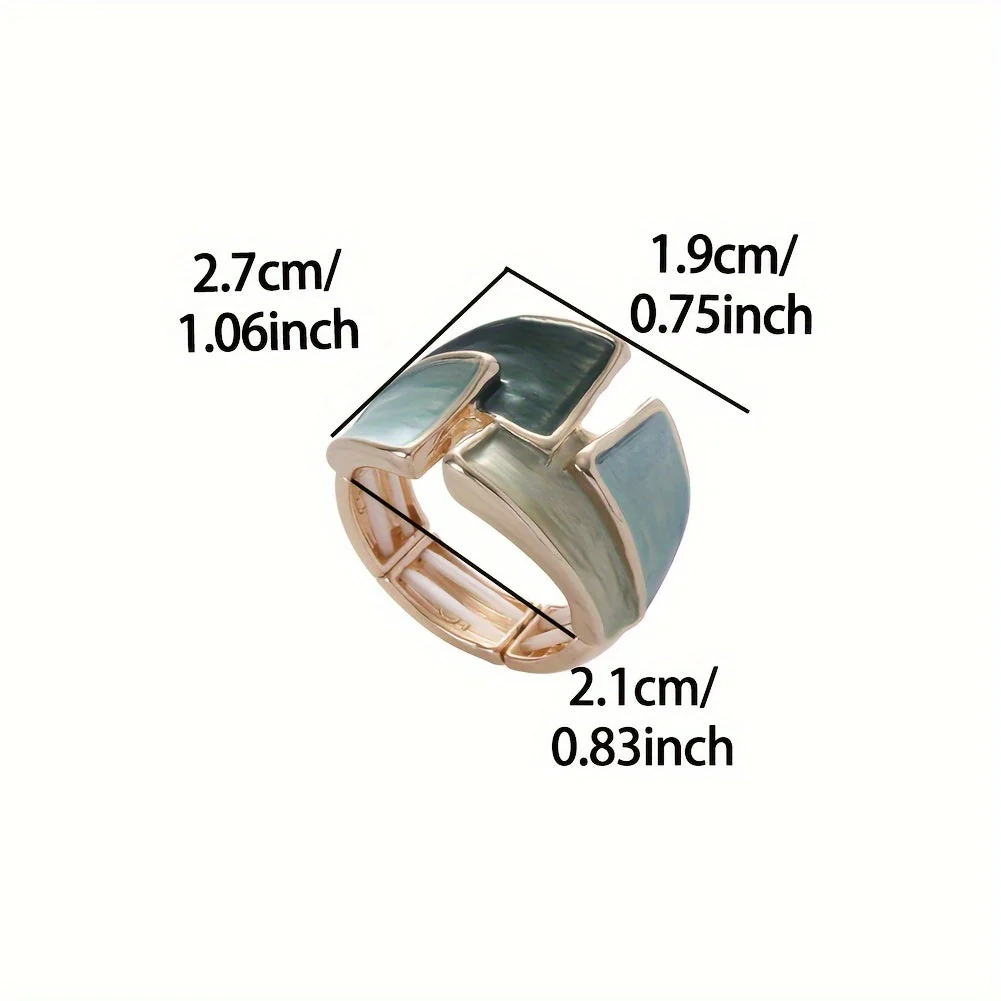 Vintage handgemalter Ring - Image 5