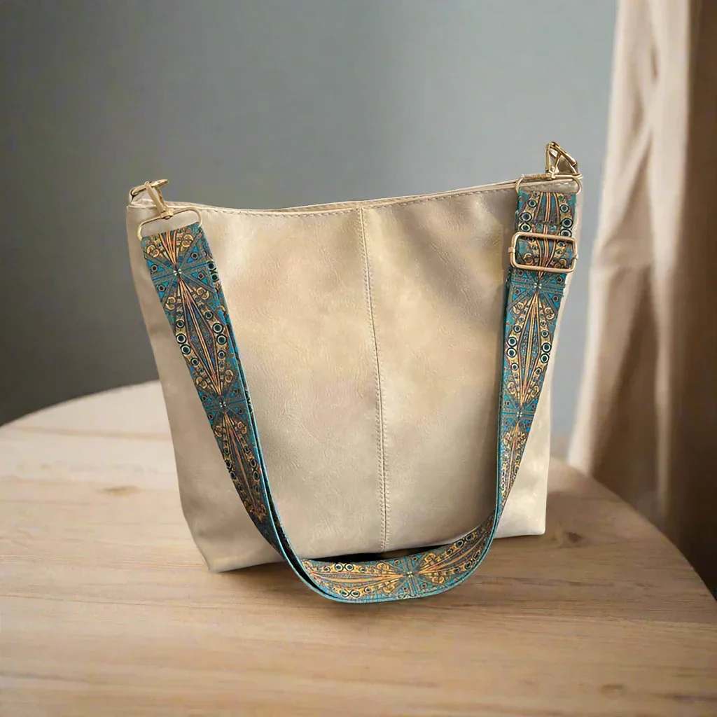 Vintage Leder Umhängetasche für Frauen - Kelsey - Image 3