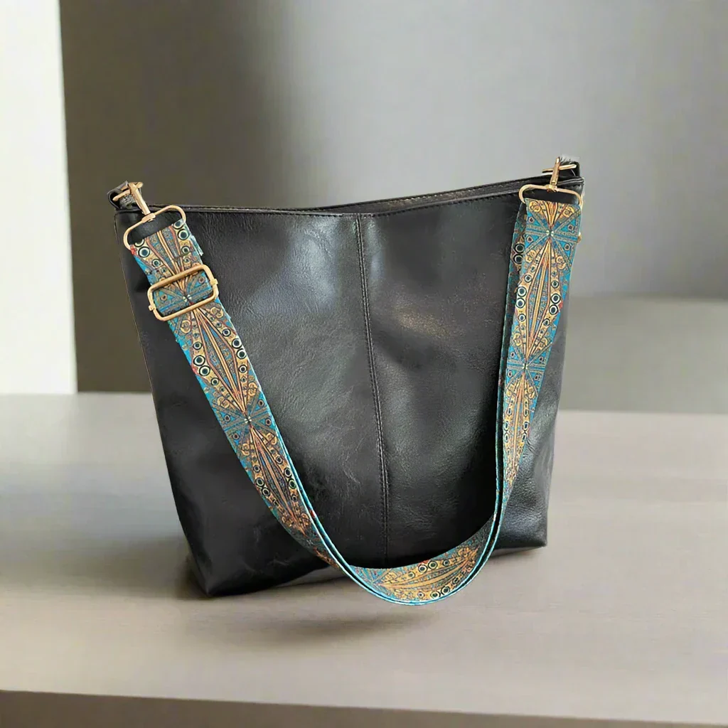 Vintage Leder Umhängetasche für Frauen - Kelsey - Image 4
