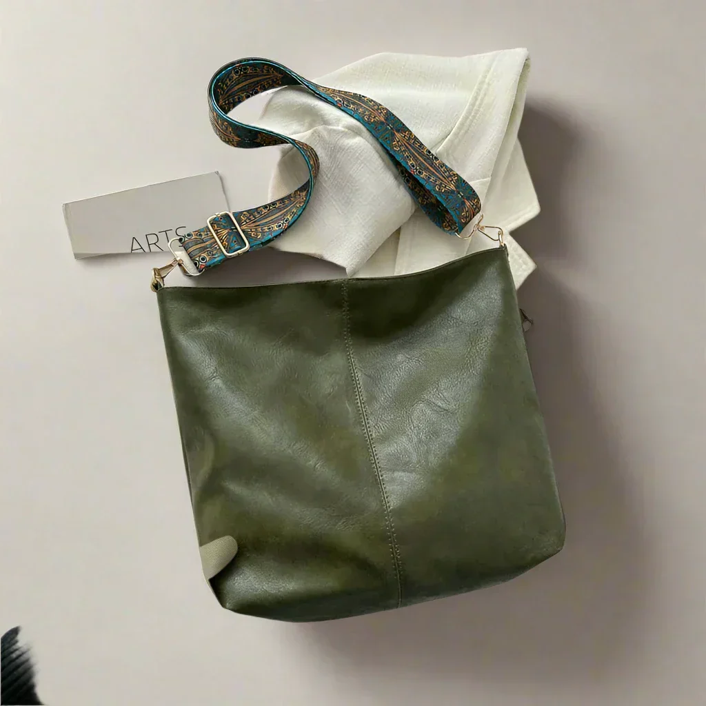 Vintage Leder Umhängetasche für Frauen - Kelsey - Image 6