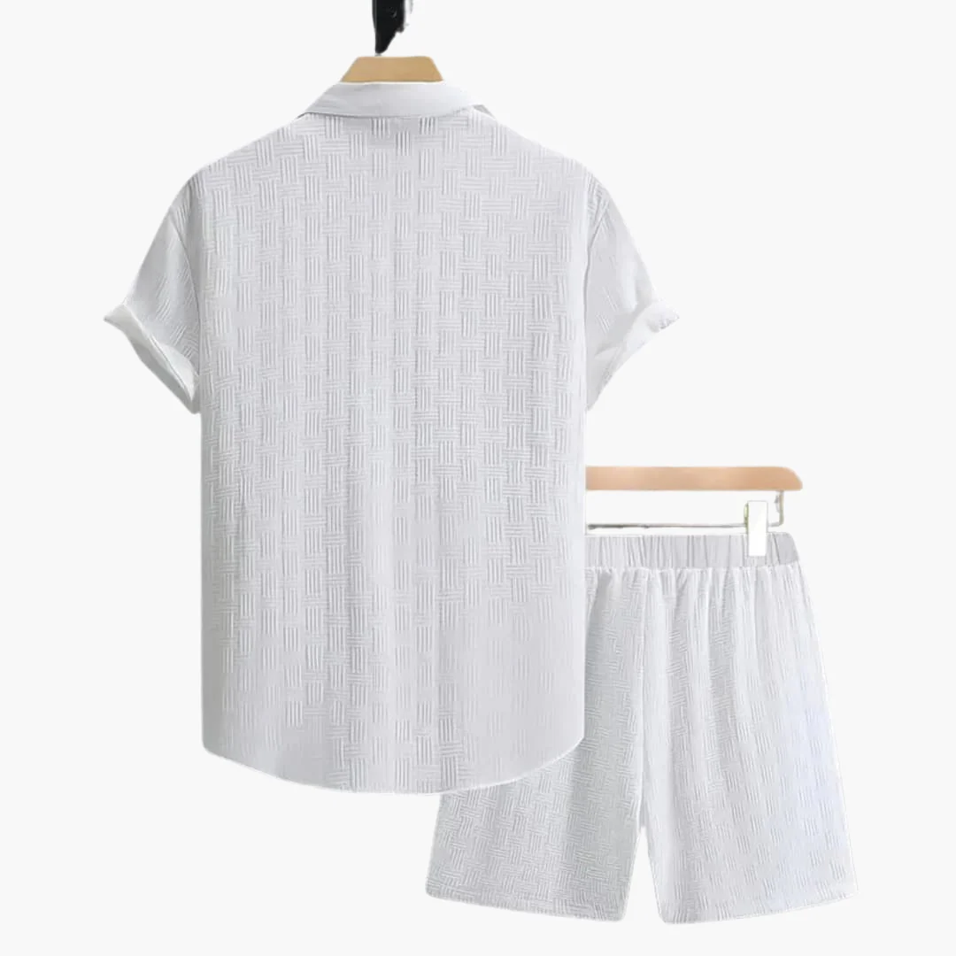 Vintage Polo-Shorts-Set für Herren - Sommerliches Outfit - Image 5