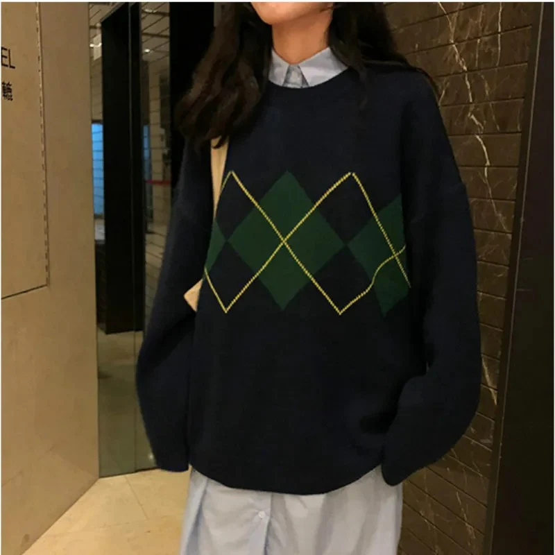 Vintage-Pullover in Übergröß für Damen | Strick - Image 2