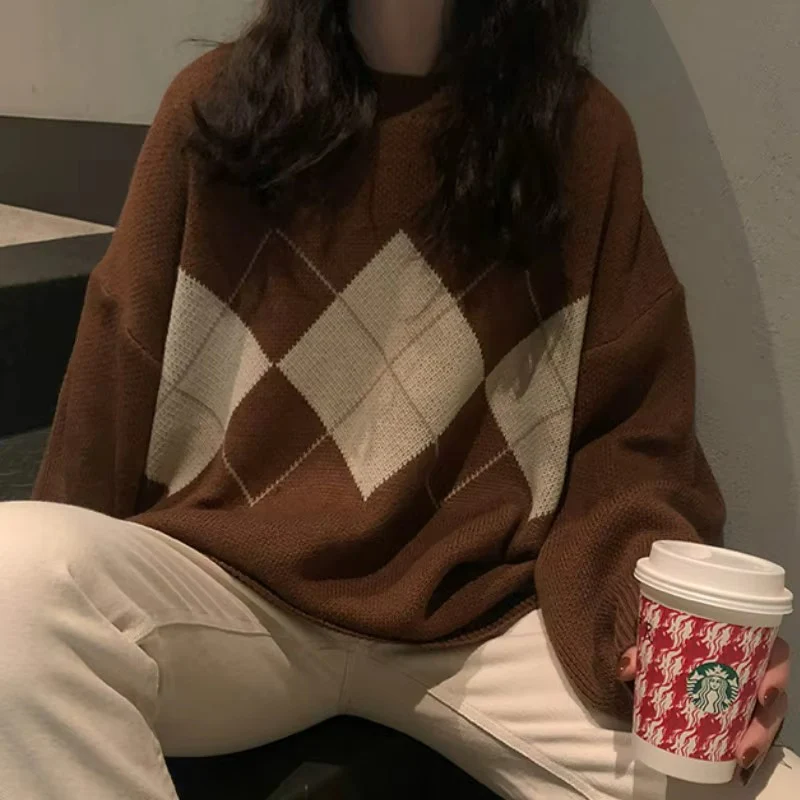 Vintage-Pullover in Übergröß für Damen | Strick - Image 8