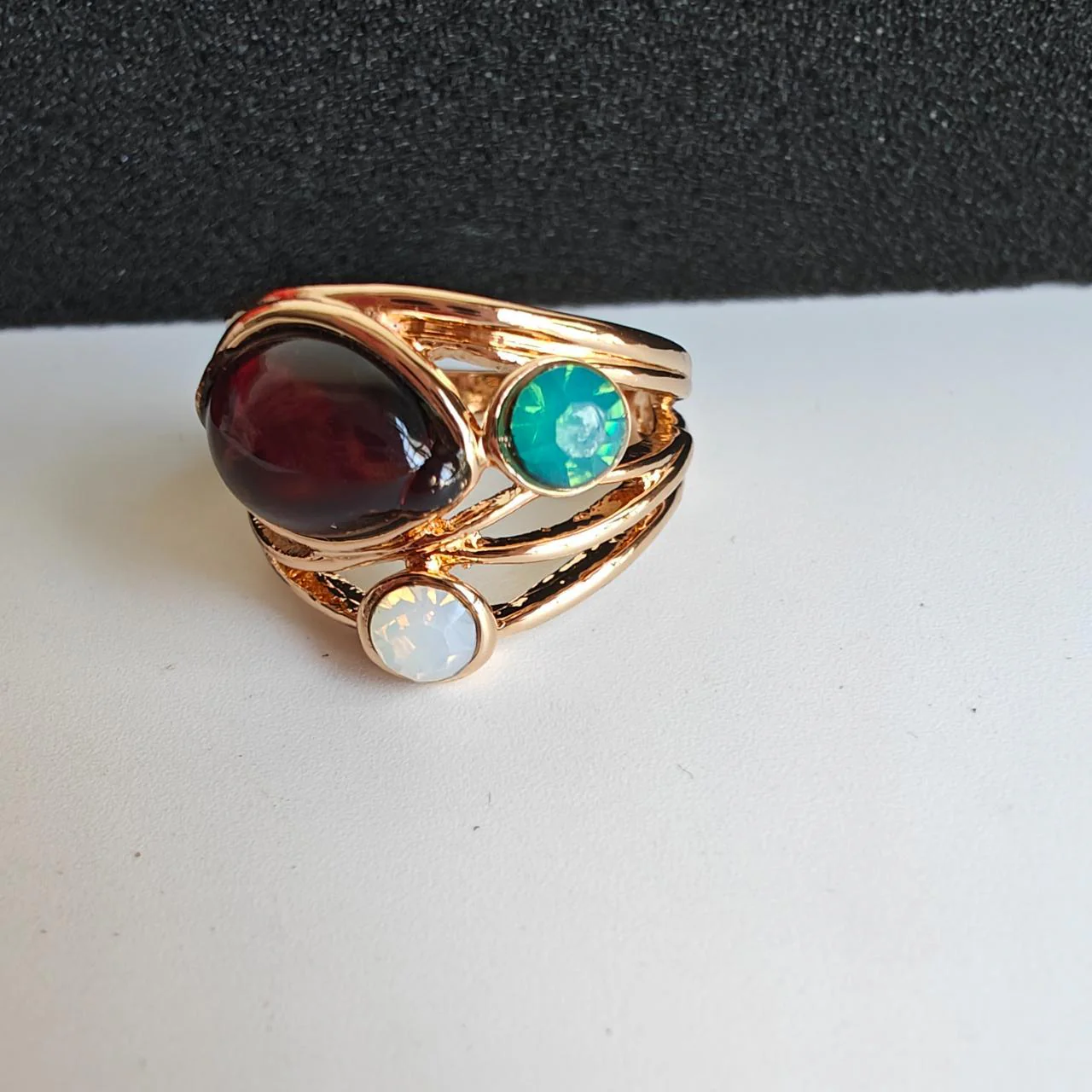 Vintage-Ring mit blauer Mondstein - Image 3