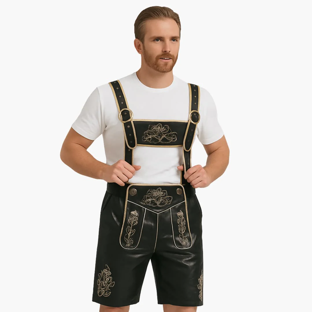 Vintage Trachten Lederhose für Herren - Oktoberfest 2025 - Image 2
