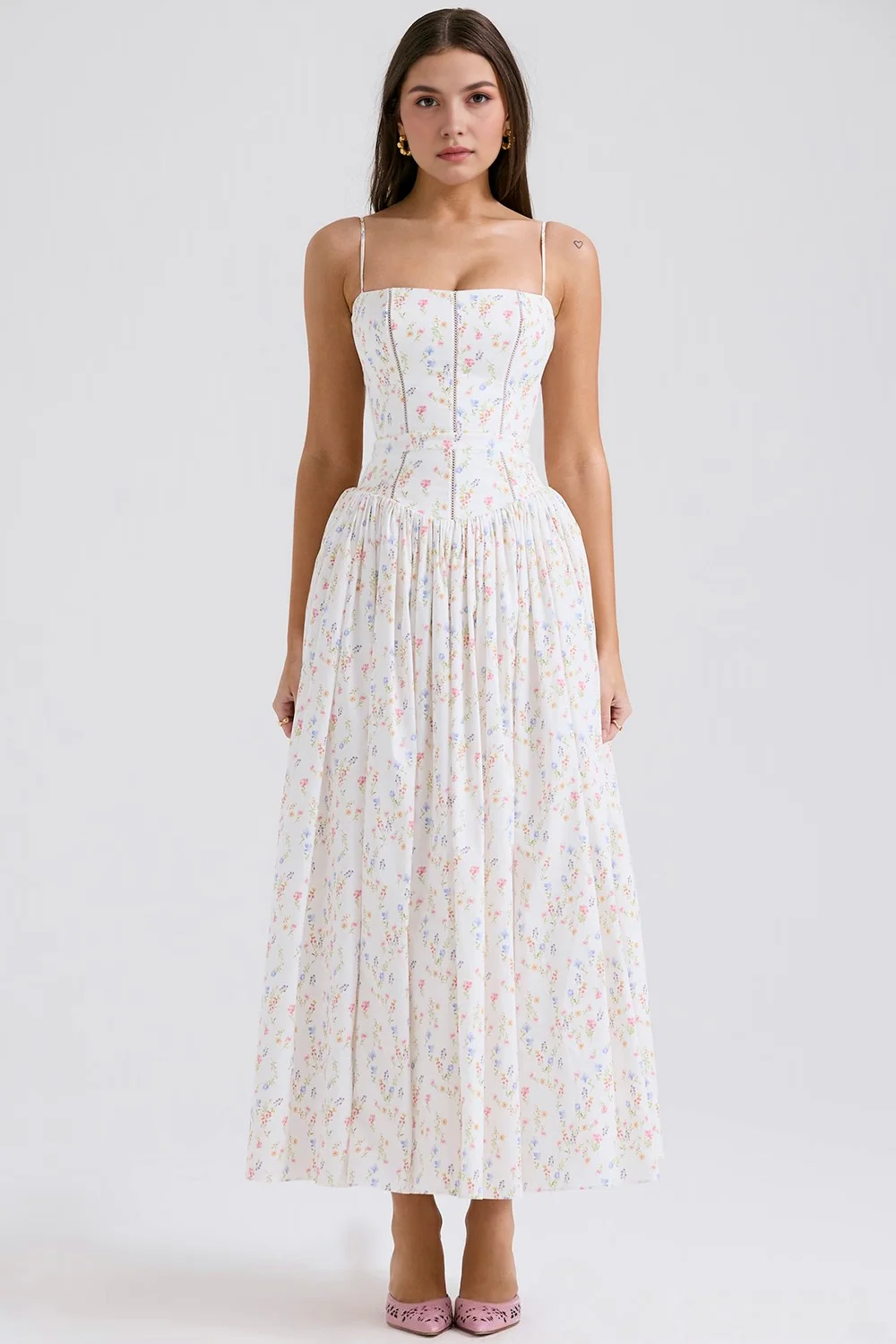 VIOLETTA - Posy Midi Kleid - Image 10