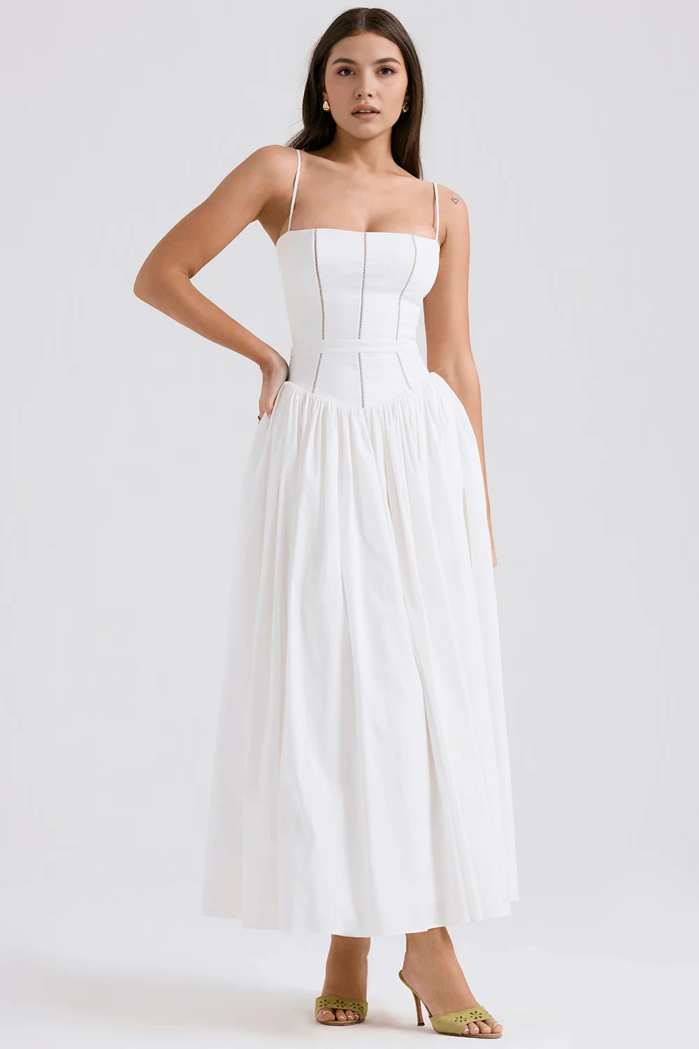 VIOLETTA - Posy Midi Kleid - Image 5