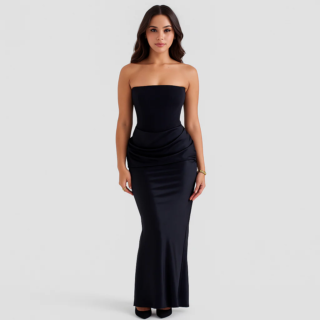 Vivienne – Elegantes Retro-Trägerloses Partykleid - Image 6