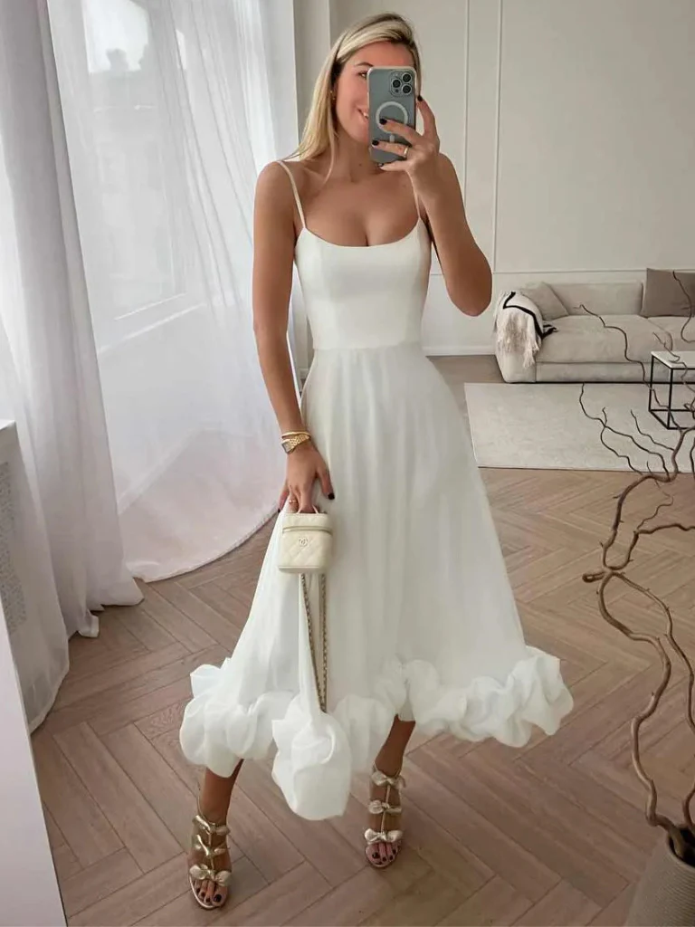 VIVIENNE RUFFLE DRESS - Image 12