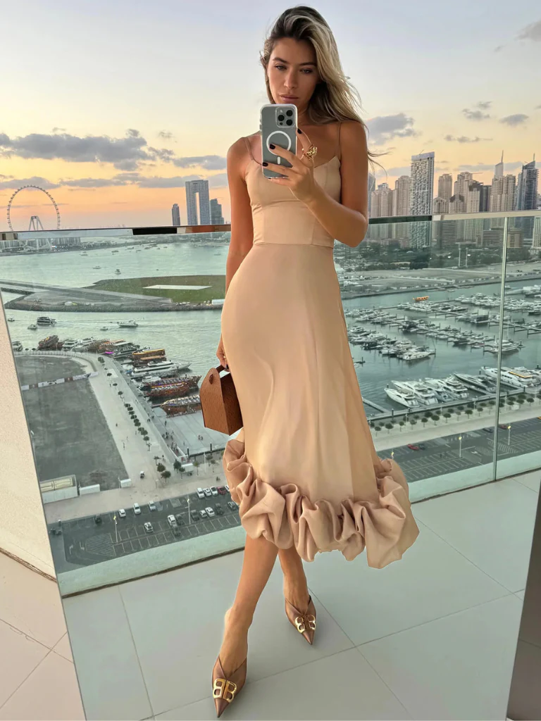 VIVIENNE RUFFLE DRESS - Image 14