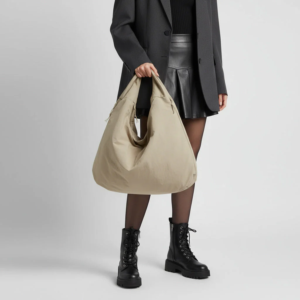VOYA | Hobo-Tasche – Stylische & Geräumige Alltagstasche aus Nylon - Image 4