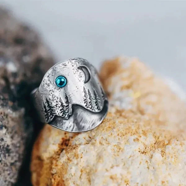 Waldblauer Mond Ring - Image 2