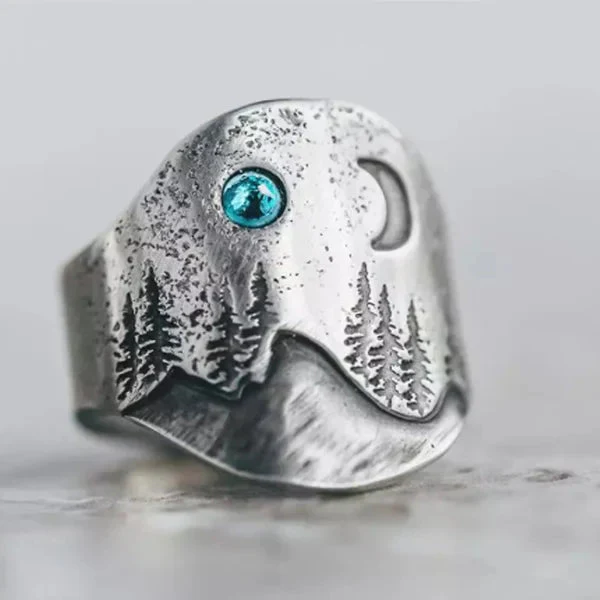 Waldblauer Mond Ring - Image 4