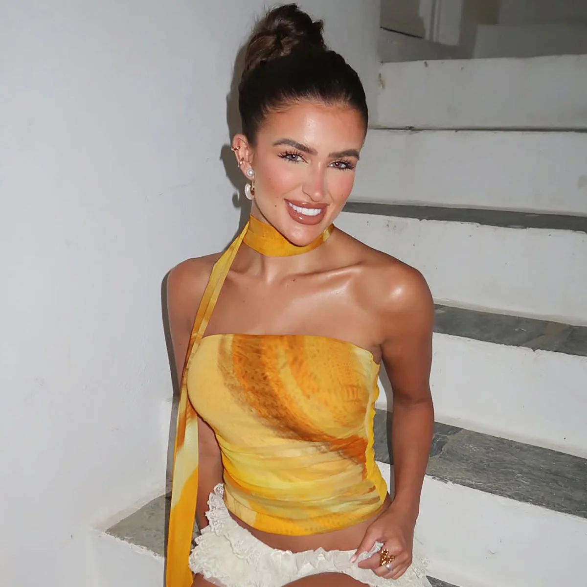 Wanya | Bustier-Top Bedruckt Kopftuch - Image 3