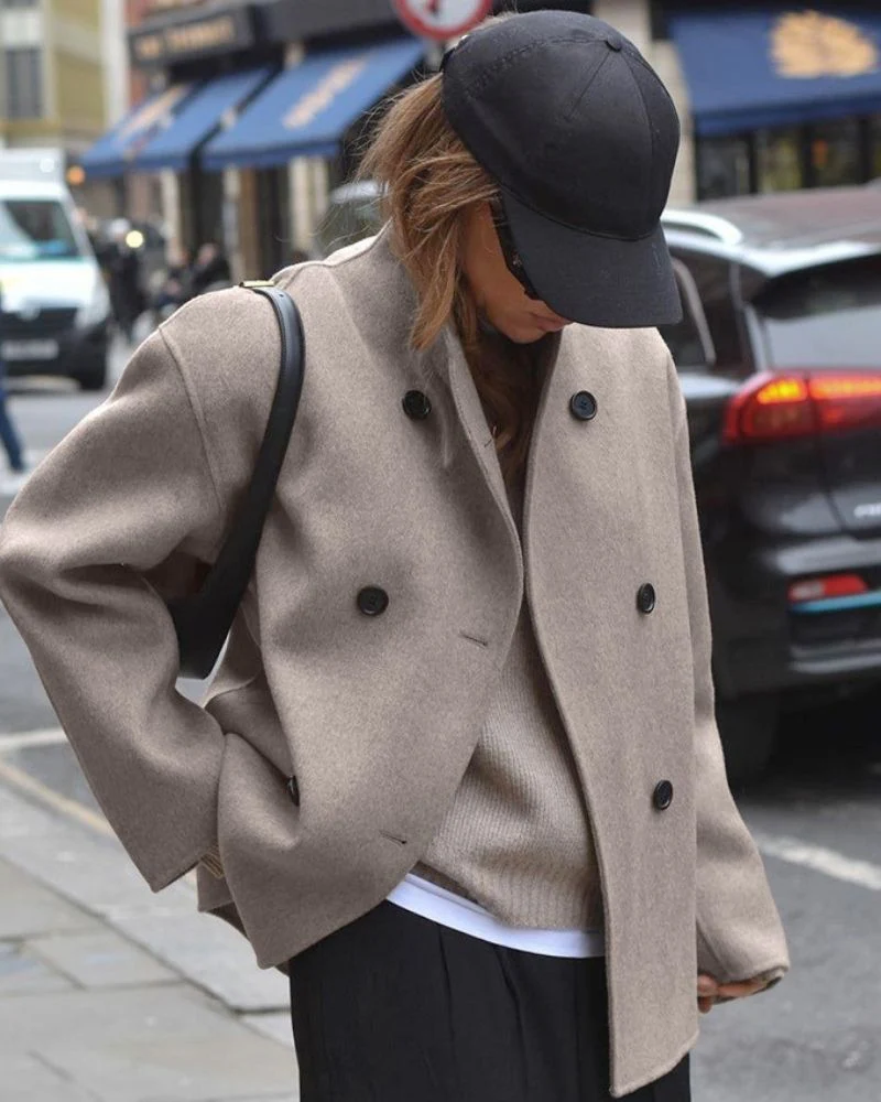 Warme Jacke für Frauen mit französischem Einschlag - Camille - Image 5