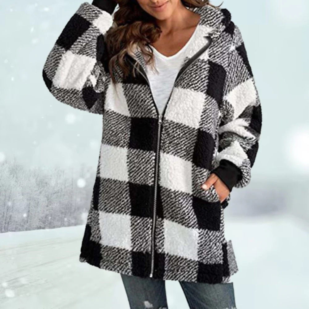 Warme Kapuzenjacke für Frauen - Willow - Image 3