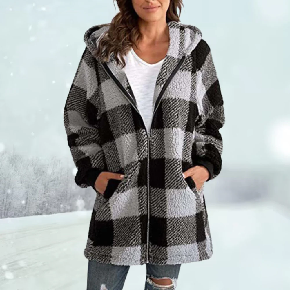 Warme Kapuzenjacke für Frauen - Willow - Image 4
