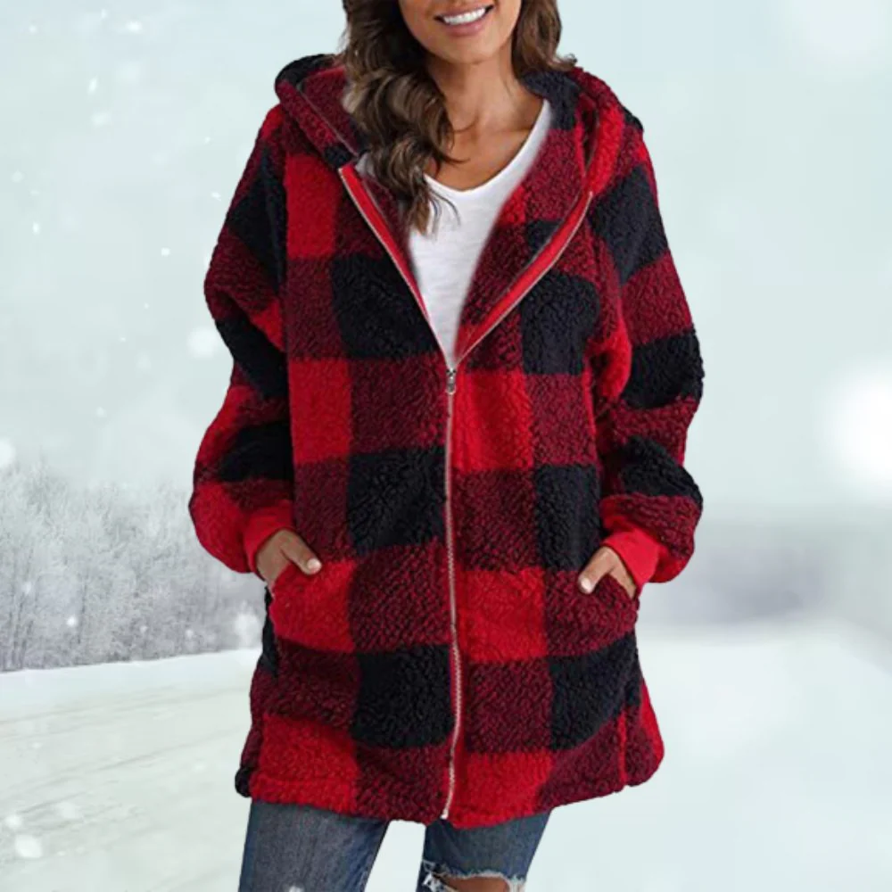 Warme Kapuzenjacke für Frauen - Willow - Image 5