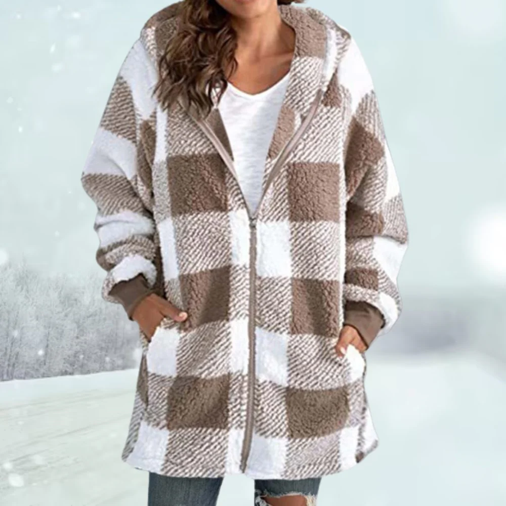 Warme Kapuzenjacke für Frauen - Willow - Image 7