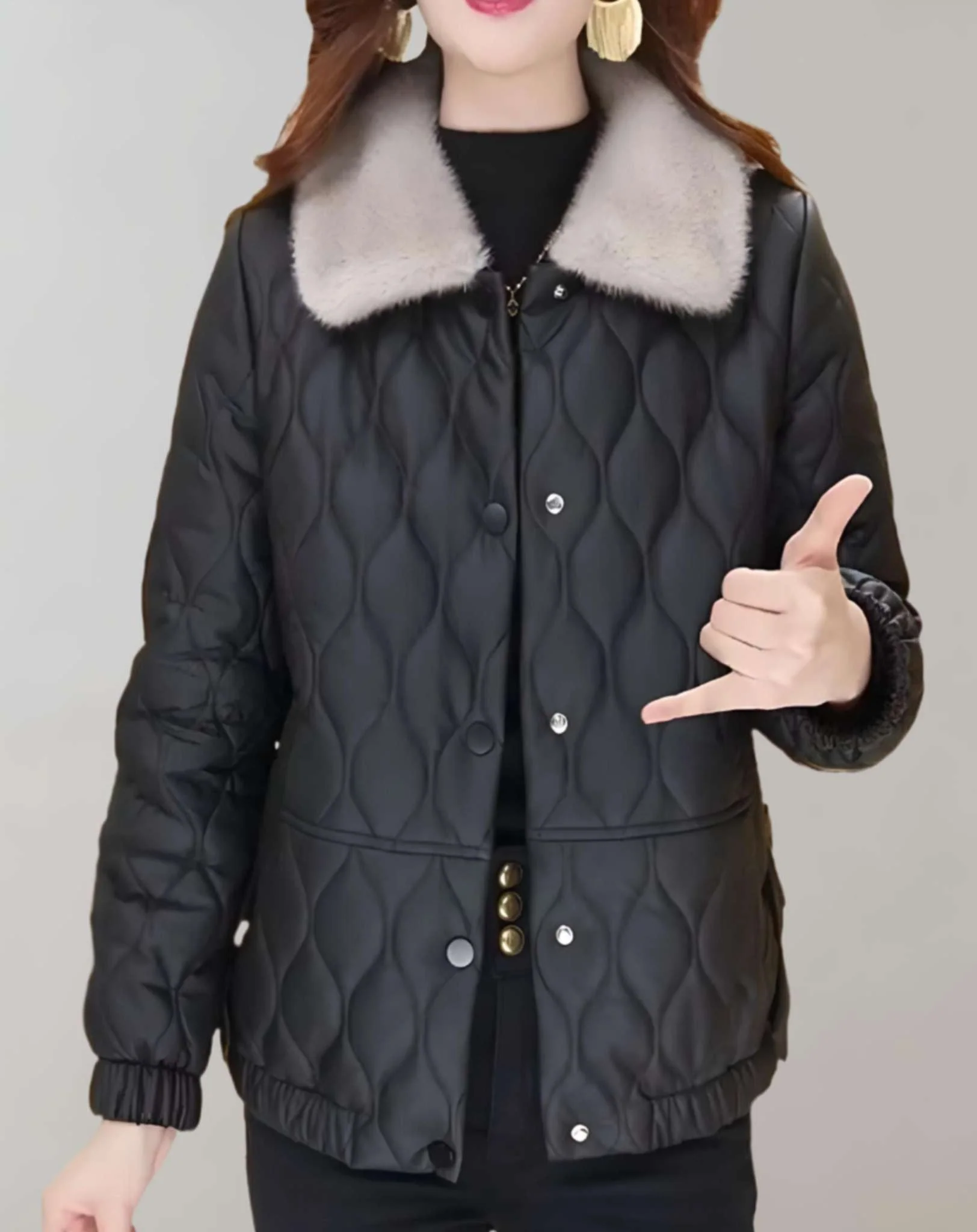 Warme Steppjacke für Frauen - Halle - Image 4
