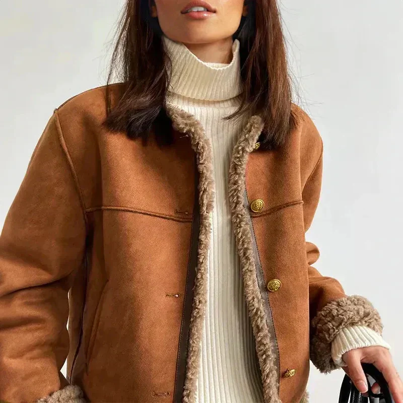 Warme Vintage-Jacke für Damen | Winter - Image 4
