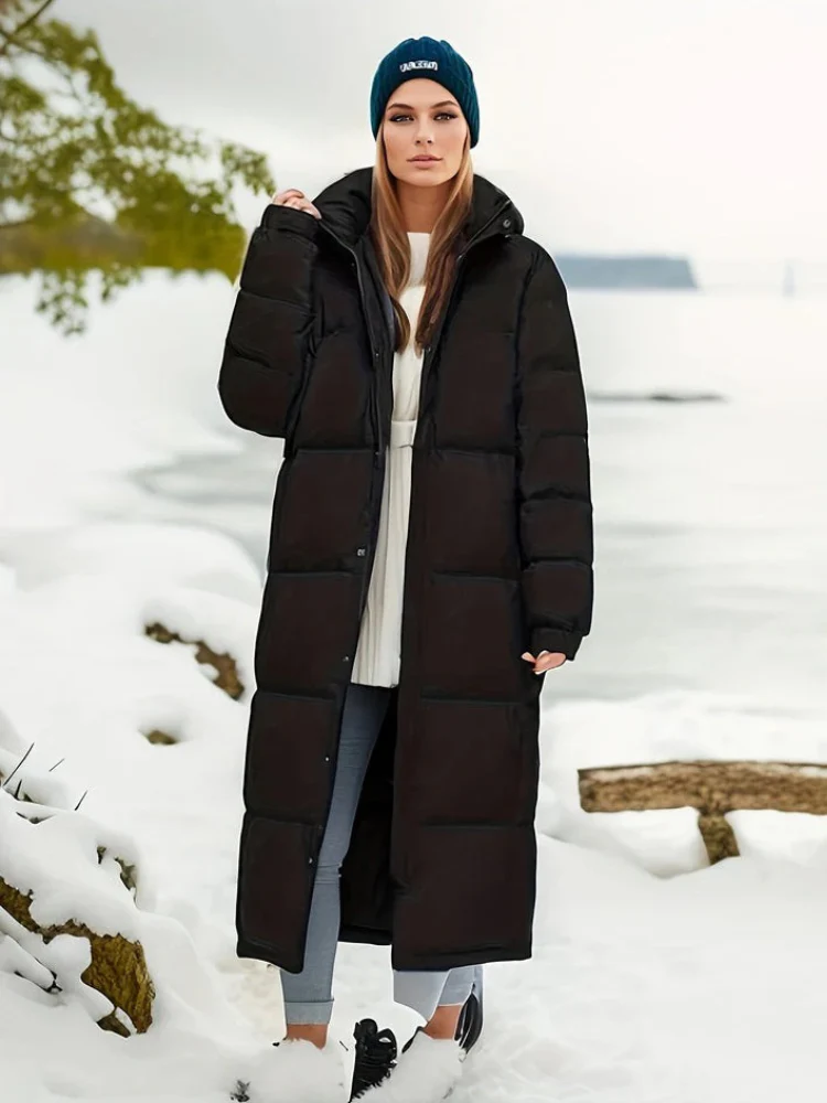 Warme Winter-Pufferjacke für Damen | Lange - Image 3