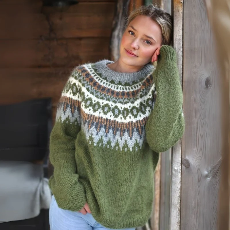 Warmer nordischer Pullover für Damen | Norwegisch - Image 2