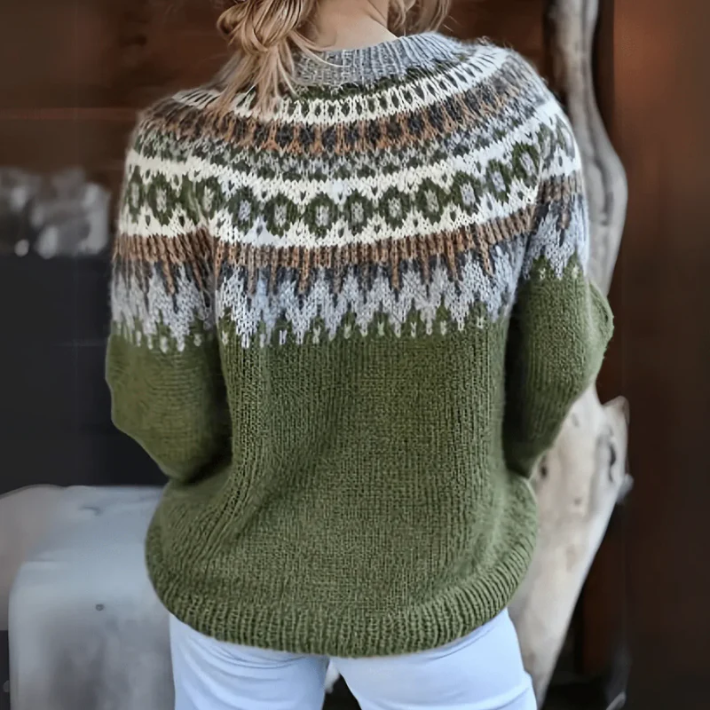 Warmer nordischer Pullover für Damen | Norwegisch - Image 3
