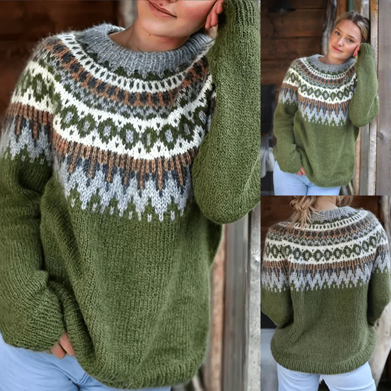 Warmer nordischer Pullover für Damen | Norwegisch - Image 4