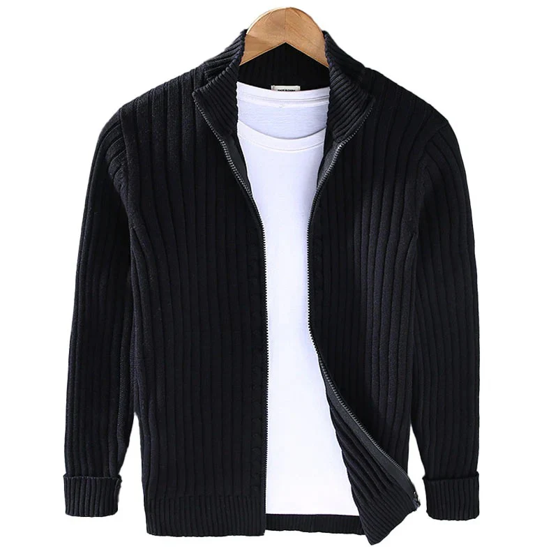 Warmer Strickcardigan für Herren | reißverschluss - Image 4