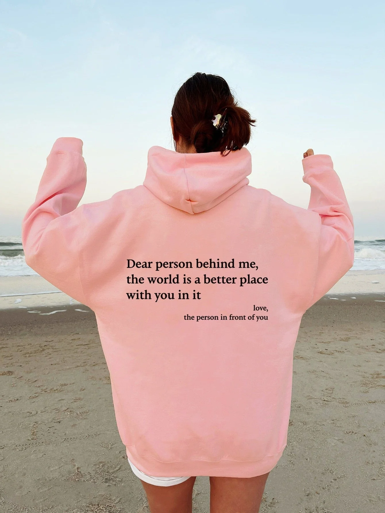 Warmer Unisex-Kapuzenpullover mit Aufdruck | Langarm - Image 3