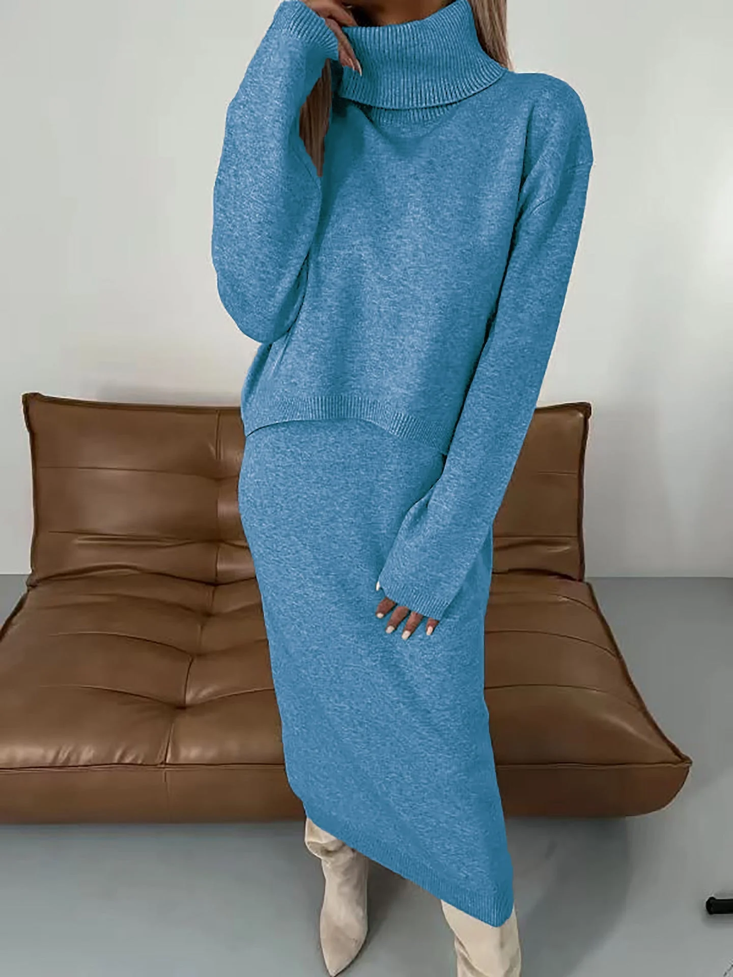 Warmes und bequemes Strickset für Damen - Image 2