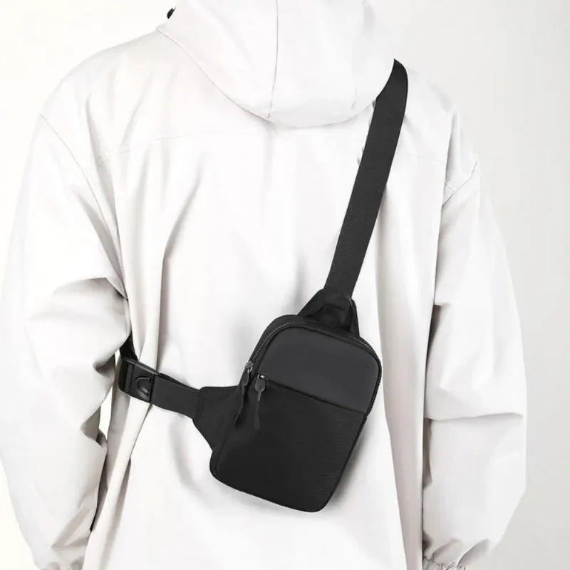 Wasserabweisende Canvas-Umhängetasche – Praktische Crossbody-Tasche für Herren zum Reisen und Wandern, kompakt und mit verstellbarem Tragegurt - Image 3
