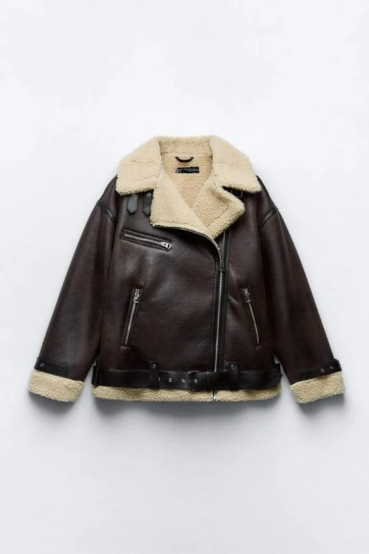 Wasserabweisende Damenjacke mit Revers – Synthetikjacke für verschiedene Anlässe - Image 5
