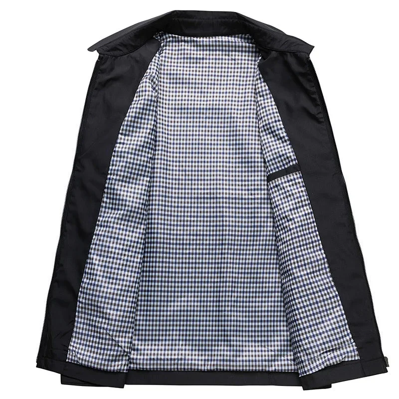 Wasserabweisende Herrenjacke mit Taschen – ideal für Outdoor und Alltag - Image 2