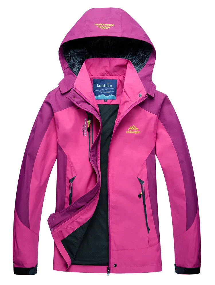 Wasserdichte Regenjacke für Damen | Mit Kapuze - Image 3